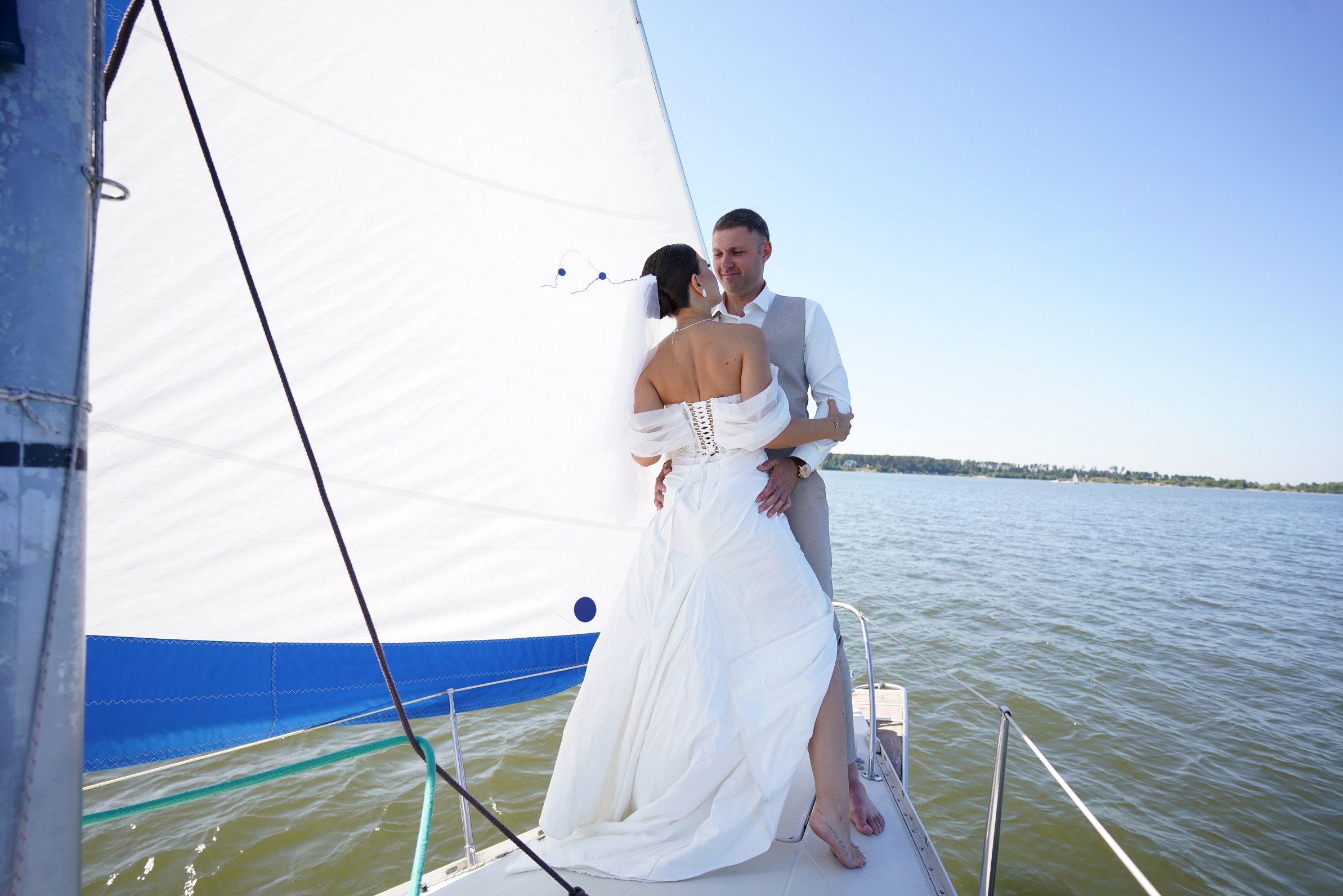 Свадьба на яхте Грин. Фотограф – Юрий Бабичев.